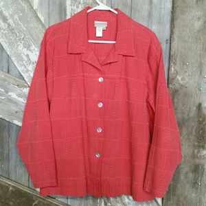 Coldwater Creek button down jacket